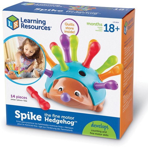 Learning Resources Spike the Fine Motor Hedgehog - Theme/Subject: Learning - Skill Learning: Fine Motor, Muscle, Counting, Sorting, Color Identification, Patterning, Logic - 0-2 Year - Multi - Counting & Sorting - LRN8904