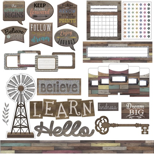 Teacher Created Resources Home Sweet Class Combo Set - Assorted - Wood, Metal - 1 Set