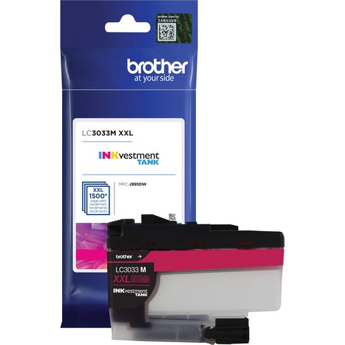 Brother INKvestment LC3033MS Original Ink Cartridge - Magenta - Inkjet - Super High Yield - 1500 Pages - 1 Each - Ink Cartridges & Printheads - BRTLC3033MS