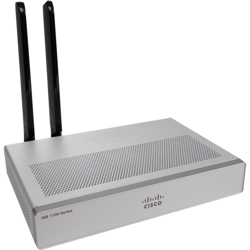 Cisco C1101-4PLTEPWA Wi-Fi 5 IEEE 802.11ac Ethernet Modem/Wireless Router - 2.40 GHz ISM Band - 5 GHz UNII Band(4 x External) - 108.34 MB/s Wireless Speed - 4 x Network Port - 1 x Broadband Port - USB - Gigabit Ethernet - VPN Supported - Desktop