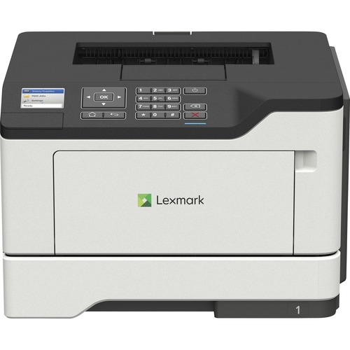 Lexmark B2546dw Desktop Laser Printer - Monochrome - 46 ppm Mono - 1200 x 1200 dpi Print - Automatic Duplex Print - 350 Sheets Input - Ethernet - Wireless LAN - 120000 Pages Duty Cycle - Monochrome Laser Printers - LEX36SC371