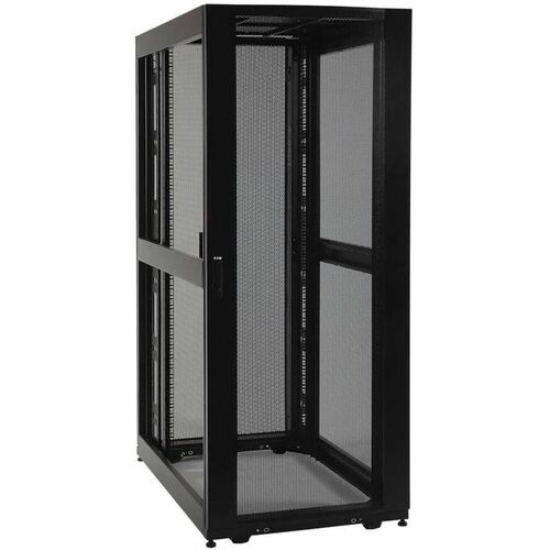 Tripp Lite SRX42UBDPWDEXP 42U Server Rack - For Server, LAN Switch, Patch Panel - 42U Rack Height41.30" (1049.02 mm) Rack Depth - Floor Standing - Black Powder Coat - Steel - 1020.58 kg Dynamic/Rolling Weight Capacity - 1360.78 kg Static/Stationary Weight