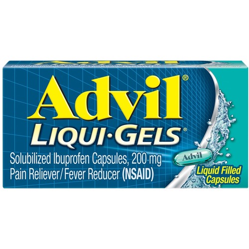 Advil Pain Reliever Liqui-Gels - For Fever, Pain, Headache, Backache, Common Cold, Muscular Pain, Arthritis - 160 / BoxBox