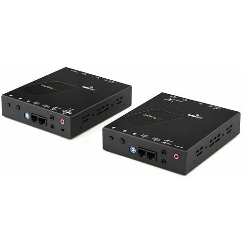 StarTech.com HDMI over IP Extender Kit with Video Wall Support - 1080p - HDMI over Cat5 / Cat6 Transmitter and Receiver Kit (ST12MHDLAN2K) - HDMI over IP Extender Kit - Video wall support - HDMI transmitter & receiver kit extends HDMI signal & RS232 contr