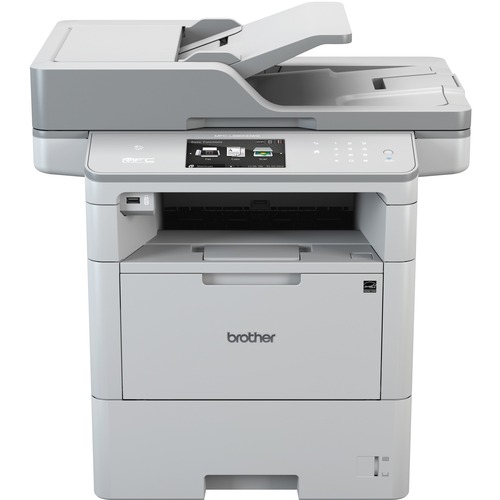 Brother MFC-L6900DWG TAA Compliant Business Laser All-in-One Printer - Copier/Fax/Printer/Scanner - 52 ppm Mono Print - 1200 x 1200 dpi Print - Automatic Duplex Print - 1 x Input Tray 520 Sheet, 1 x Multipurpose Tray 50 Sheet, 1 x Output Tray 250 Sheet, 1