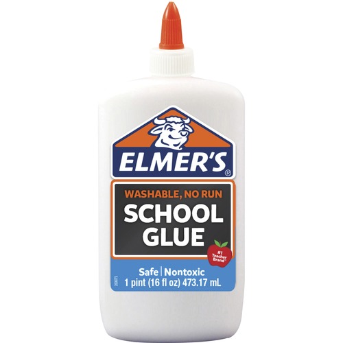 Elmer's Washable School Glue - 16 fl oz - 1 Each - White