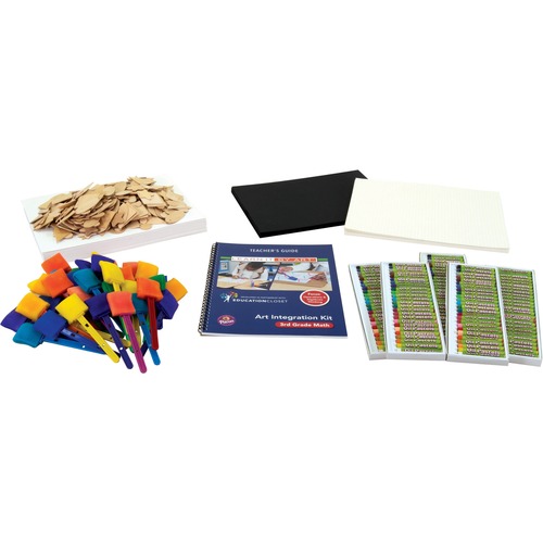 Pacon® 3rd-Grade Math Art Integration Kit - Skill Learning: Science, Technology, Engineering, Mathematics, Planning - 1 / Kit