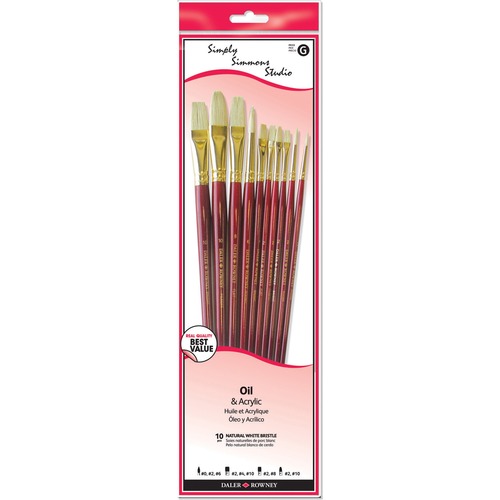 Dixon Long Handle Acrylic/Oil Paint Brushes - 1 Brush(es)