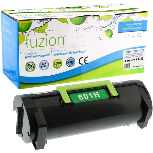 fuzion Remanufactured Toner Cartridge - Alternative for Lexmark - Black - Laser - High Yield - 10000 Pages - 1 Each