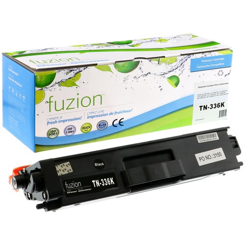 fuzion Remanufactured Toner Cartridge - Alternative for Brother TN336 - Black - Laser - High Yield - 4000 Pages - 1 Each