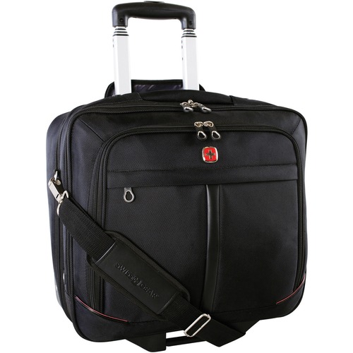 Holiday Travel/Luggage Case (Suitcase) for 15.5" Notebook - Black - Bump Resistant, Scratch Resistant - Polyester - Handle, Shoulder Strap - 14.50" (368.30 mm) Height x 16" (406.40 mm) Width x 7.50" (190.50 mm) Depth - 1 Pack
