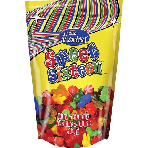 Mondoux SWEET SIXTEEN Juby & Gummy Candy - 400 g - 1 / Bag Per Bag - Candy & Gum - MDX16467