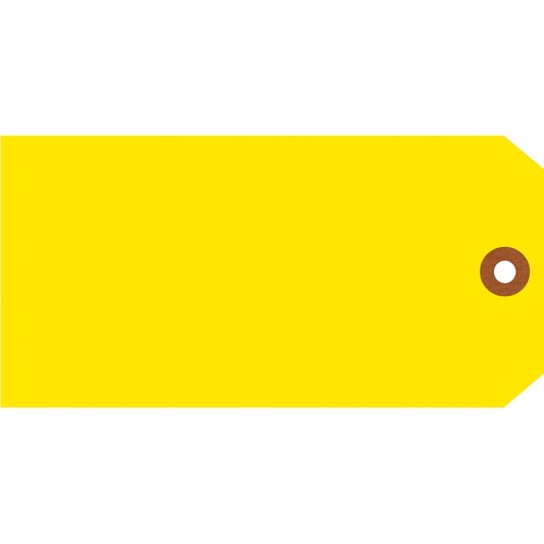 Merangue #8 Marking Tags - #8 - 14" (355.60 mm) Length x 6.25" (158.75 mm) Width - Rectangular - 1000 / Pack - Yellow - Marking Tags - MGE1024734041