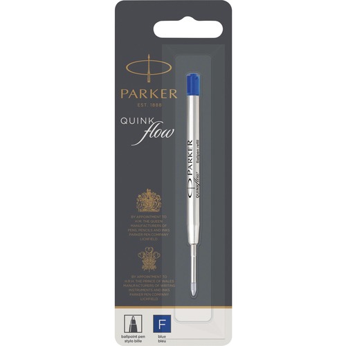 Parker Ballpoint Pen Refill - Fine Point -  LeadBlue Ink - 1 Each