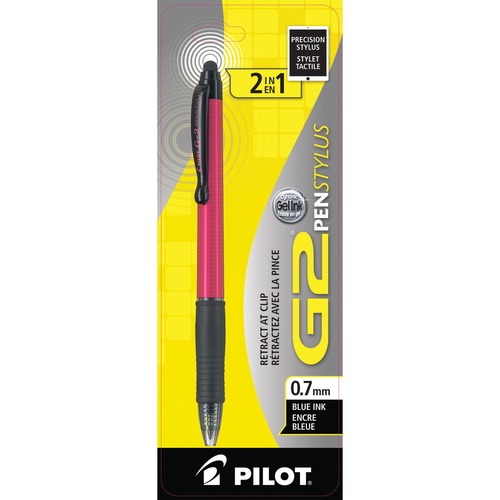 Pilot PIL00527- Pilot G-2 Pen Stylus - Integrated Writing Pen - 1 Pack - Tablet, Smartphone Device Supported - Stylus - PILG27LSTL