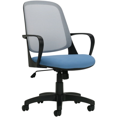 Global OTG13020 Chair - Blue - 1 Each - Medium Back - GLBOTG13020BLU