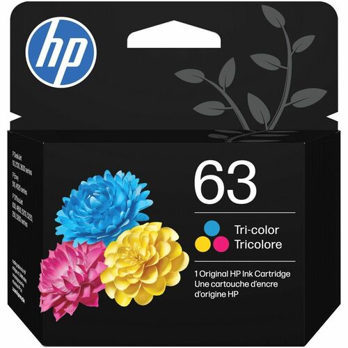 Picture of 63 Original Tri-color Ink Cartridge, 165 Page Yield, Inkjet, 1 EA