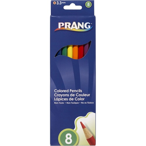 Prang Colored Pencil - 3.3 mm Lead Diameter - Fine Point - 8 / Pack