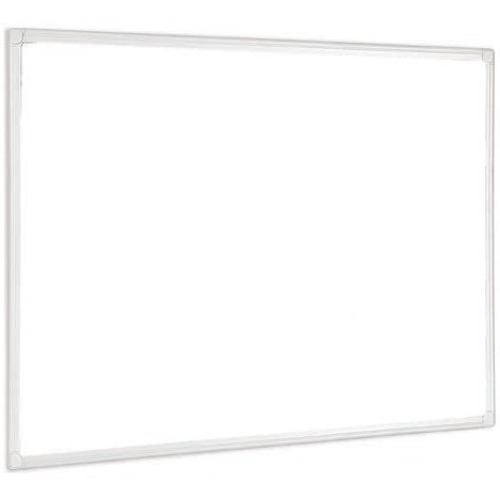 Bi-office Anti-Microbial Maya Whiteboard - 70.9" (5.9 ft) Width x 47.2" (3.9 ft) Height - White Lacquered Steel Surface - White Lacquered Aluminum Frame - Rectangle