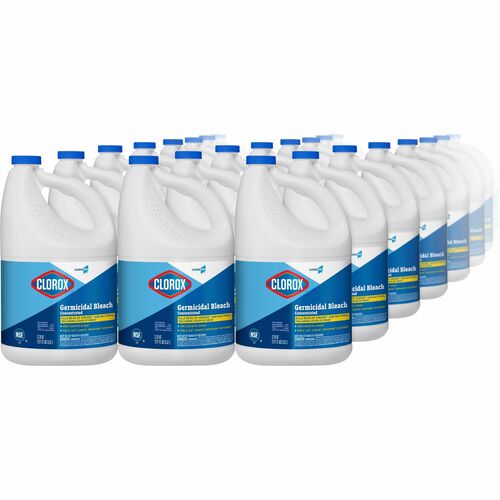 CloroxPro™ Germicidal Bleach - Concentrate - 121 fl oz (3.8 quart) - 168 / Pallet - Disinfectant, Antibacterial - Clear