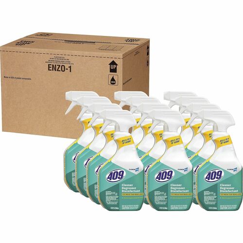 CloroxPro™ Formula 409 Cleaner Degreaser Disinfectant - 32 fl oz (1 quart) - 432 / Pallet - Disinfectant - Clear