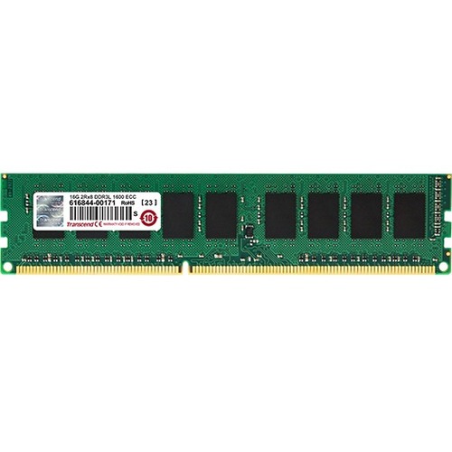 Transcend 2GB DDR3 SDRAM Memory Module - 2 GB - DDR3-1600/PC3-12800 DDR3 SDRAM - 1600 MHz - CL11 - 1.35 V - ECC - 240-pin - DIMM