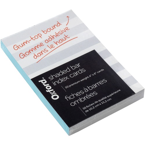 TOPS Index Card - 4" Width x 6" Length - 50 / Pack - Index Cards - OXF3343001E