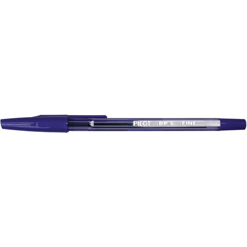 Pilot Ballpoint Pen - Fine Pen Point - Refillable - Purple - Translucent Barrel - Stainless Steel Tip - 1 Each - Ballpoint Stick Pens - PILBPSFPE