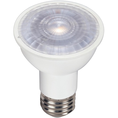 Satco LED Light Bulb - 6.50 W - 60 W Incandescent Equivalent Wattage - 120 V AC - 500 lm - PAR16 Size - Natural Light Light Color - E26 Base - 25000 Hour - 8540.3°F (4726.8°C) Color Temperature - 80 CRI - 40° Beam Angle - Dimmable - 1 Each