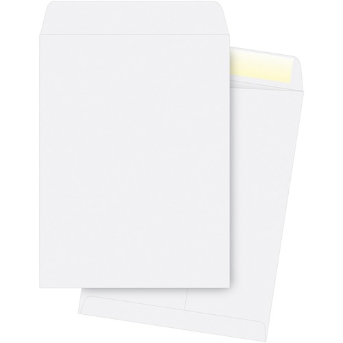 Supremex SPX00187-Catalogue Envelopes 9" x 12" - Catalog - 24 lb - Gummed - 500 / Box - White Wove