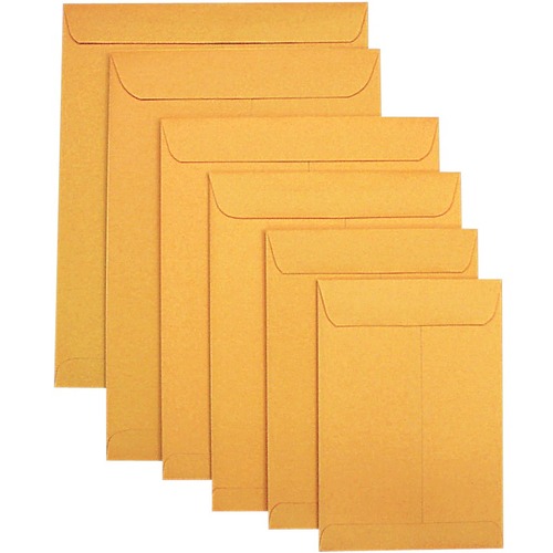 Supremex SPX00678-Catalogue Envelopes 6-1/2" x 9-1/2" - Catalog - 24 lb - Gummed - Kraft - 500 / Box - Golden