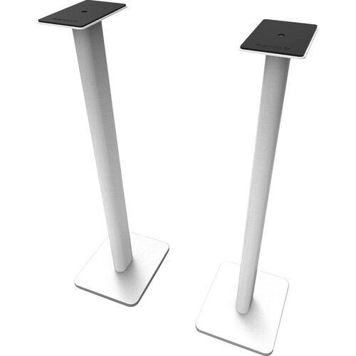 Kanto SP32PLW 32" Bookshelf Speaker Floor Stands, White - 32" Height x 8.90" Width x 10.60" Depth - Floor - Foam, Steel - White