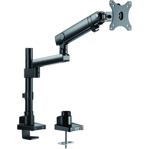V7 DMPRO2TA-3N Mounting Arm for Monitor, Display - Matte Black - V7 Monitor Mount Professional Touch Adjust - Matte Gunmetal - Height Adjustable - 1 Display Supported - up to 32" Screen Support - 17.64lbs / 8Kg Load Capacity - Detachable VESA 75 x 75, 100