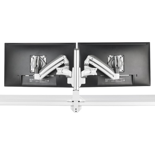 Chief Kontour KXC220W Desk Mount for Monitor, All-in-One Computer - White - 2 Display(s) Supported - 30" Screen Support - 50 lb Load Capacity - 75 x 75, 100 x 100