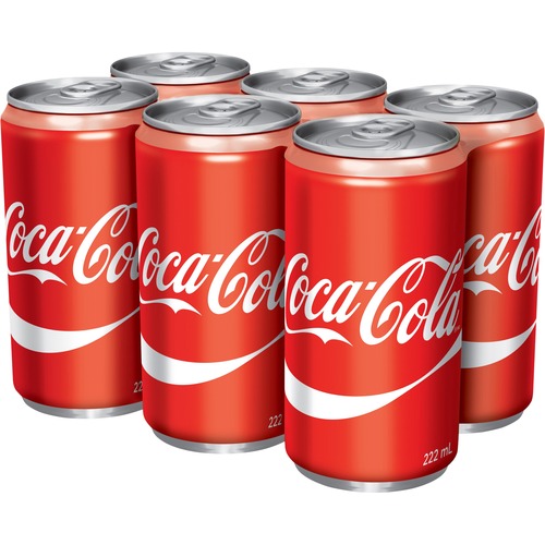 Coca-Cola  - Ready-to-Drink - Cola Flavor 6 Pack - 222 mL
