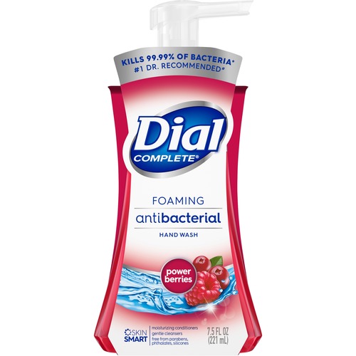 Dial Complete Foam Soap - Power Berries Scent - 221 mL - Kill Germs - Hand - 1 Each