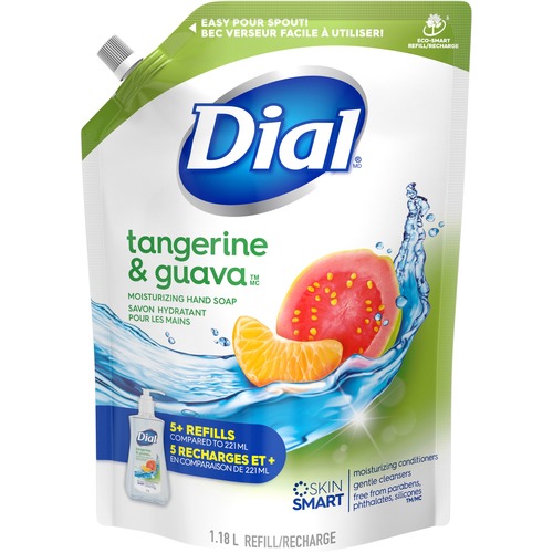 Dial Naturals Liquid Soap Refill - 1.18 L - Kill Germs - Hand - 1 Each