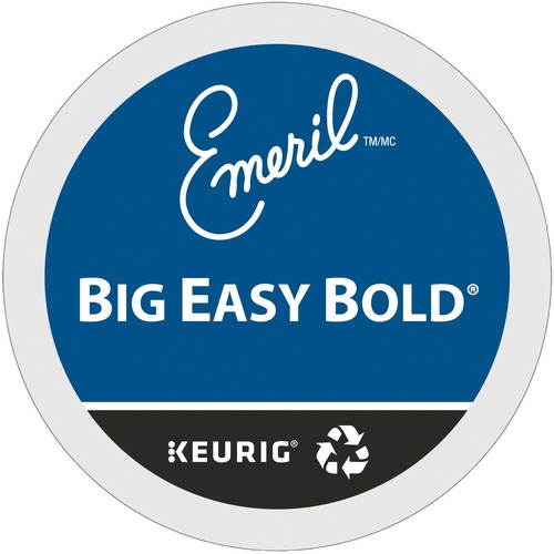 Emeril's Coffee K-Cup - Compatible with Keurig Brewer - Dark/Bold - 24 / Box
