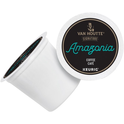 Van Houtte Coffee K-Cup - Compatible with Keurig Brewer - Medium - Organic - 24 / Box
