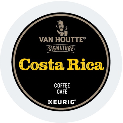 Van Houtte Coffee K-Cup - Compatible with Keurig Brewer - Costa Rica - Light - 24 / Box