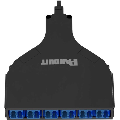 Panduit QuickNet SFQ MPO-LC Cassette, OS2, 12 Fiber, Universal - 1 Pack - 1 x MPO Network - Male - 12 x LC/UPC Network Female - Black, Blue