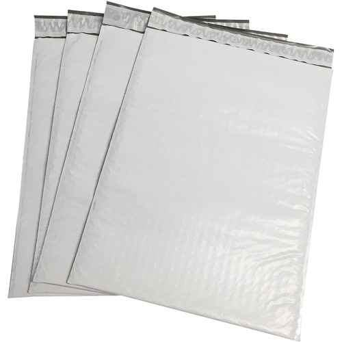 Spicers Polyethylene Bubble Mailers - Shipping - #0 - 10" Width x 6 1/2" Length - Peel & Seal - Polyethylene - 250 / Box - White