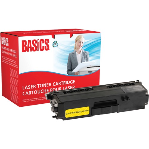 Basics Remanufactured Laser Cartridge High Yield (Brother TN336) Yellow - Laser - High Yield - 3500 Pages