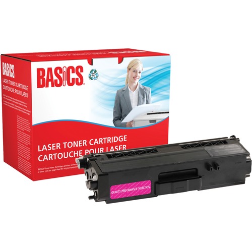 Basics Remanufactured Laser Cartridge High Yield (Brother TN336) Magenta - Laser - High Yield - 3500 Pages