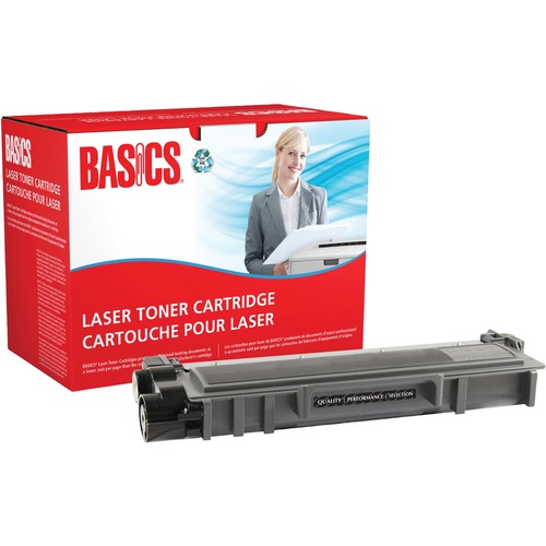 Basics® Remanufactured Laser Cartridge (Brother® TN630) Black - Laser