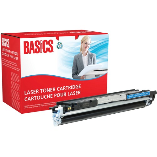 Basics® Remanufactured Laser Cartridge (HP 126A) Cyan - Laser - 1000 Pages