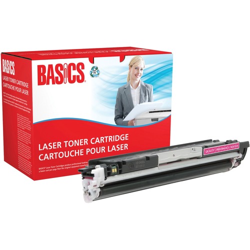 Basics® Remanufactured Laser Cartridge (HP 126A) Magenta - Laser - 1000 Pages