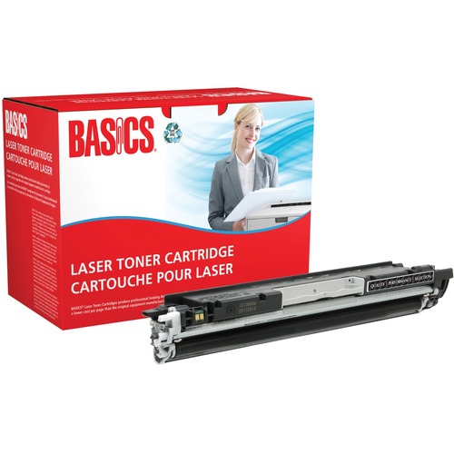 Basics® Remanufactured Laser Cartridge (HP LaserJet 130A) Black - Laser - 1300 Pages