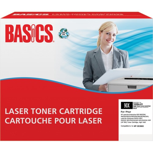 Basics® Remanufactured Laser Cartridge (HP 90X) Black - Laser - High Yield - 24000 Pages