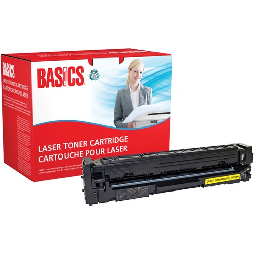 Basics Remanufactured Toner Cartridge - Alternative for HP 201A - Yellow - Laser - 1400 Pages